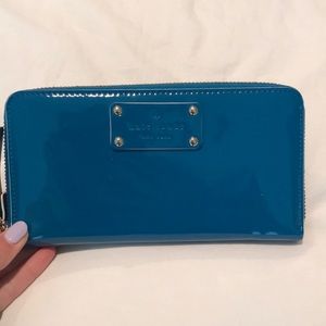 Blue Kate Spade Wallet